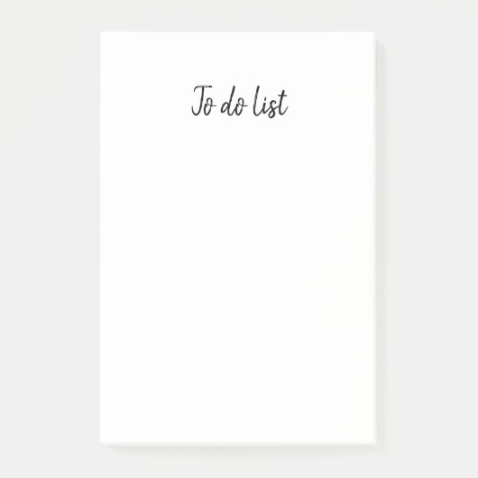 リストの追加先生名シンプルをミニマル縁どする ポストイット (正面)