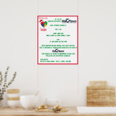 リストへの入力， 2023 ポスター (キッチン)