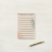 リストをするハスラー ポストイット (デスク上)