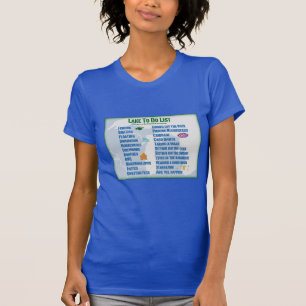 "リストをする北湖の上"-ミシガン州及びウィスコンシン Tシャツ