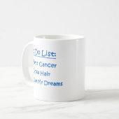 リストをする蟹座の生存者 コーヒーマグカップ (正面左)