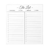 リストをカスタマイズしてメモ帳を一覧表示 ノートパッド (正面)