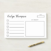 [リストを作成するには]チェックボックス付箋 ポストイット (デスク)