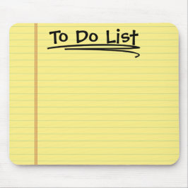 リストを作成するには マウスパッド