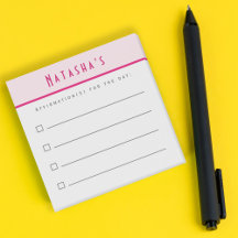 リストを実行するには、確認チェックリスト縁どピンク