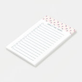 リストを実行する毎日、優先順位リストイチゴ ポストイット (アングル)