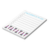 リストを行うために体操Acroダンスコーチをタンブル ノートパッド (回転)