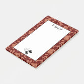 リストを行うには醜いクリスマスセーター帽子スカーフ赤 ポストイット (アングル)