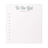 リストエレガント名を行うにはテンプレートバラ造幣記号 ノートパッド (正面)