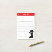 リストエレガント&カントリーブーツ&帽子を行うには ポストイット (デスク上)