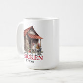 リストチキンを2回のクリスマスに作おもしろいる コーヒーマグカップ (正面左)