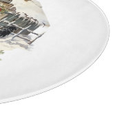 リストチキンを2回カントリークリスマス カッティングボード (角)