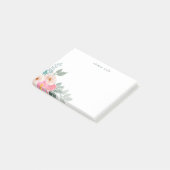 リストパーソナライズされたを行うミニマルな名前フローラ ポストイット (アングル)