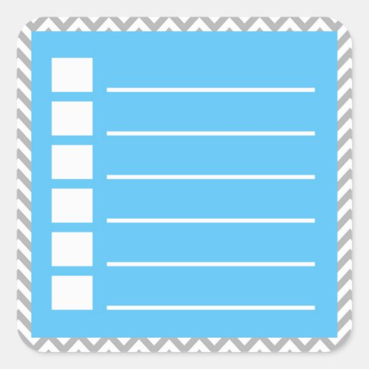 リストプランナーステッカー スクエアシール (正面)