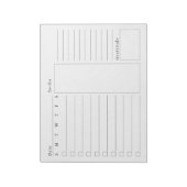 リストモダンとメモを行う毎日のスケジュールプランナー ノートパッド (回転)