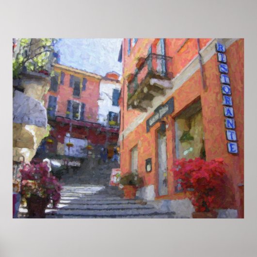 リストランテビラカス，ベラージオポスター ポスター (正面)