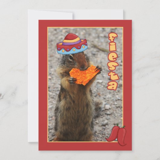 リストルティーヤチップフィエスタ招待状 招待状 (正面)