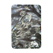 リストンアールデコエレガントヴィンテージグレーブラック バスマット (正面縦)