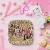 リスト上いけなのクリスマスパーティー紙プレート ペーパープレート (パーティー)