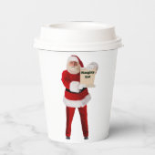 リスト付きいけな紙カップ 紙コップ (裏面)