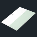 リスト作成かわいらしグリーンパステル白色ブロック<br><div class="desc">涙パステル遠くにグリーンとホワイトノートパッド。家やユニークオフィスで使う先生やボス、または誰でも使用するための色ブロックのギフト。</div>