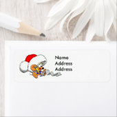 リスト親愛付きサンタマウス住所 シール (インサイチュ)