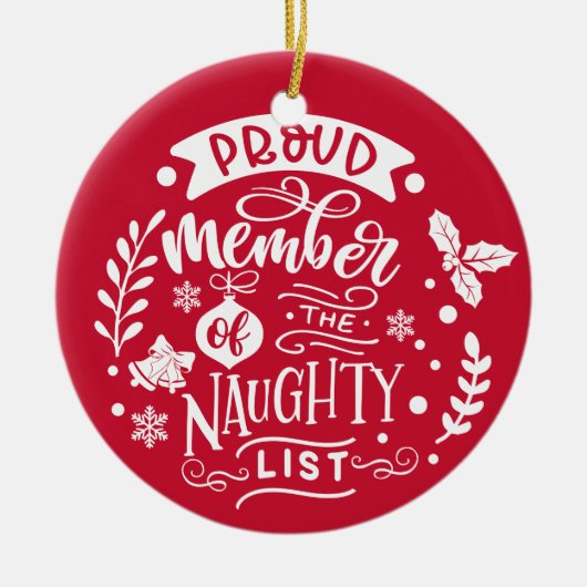 リスト誇りを持ったのメンバいけなーのカスタムKid写真 セラミックオーナメント (正面)