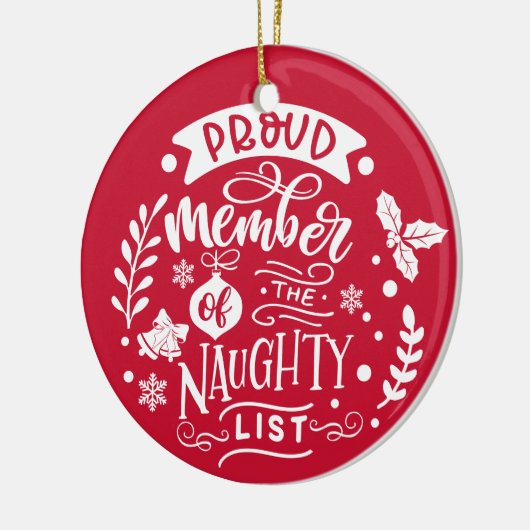 リスト誇りを持ったのメンバいけなーのカスタムKid写真 セラミックオーナメント (左)