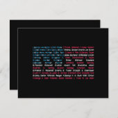 リスト46米国大統領統一された州おもしろい シーズンカード (正面/裏面)