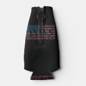 リスト46米国大統領統一された州おもしろい ボトルクーラー (裏面)