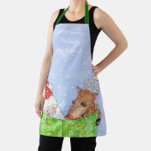 「リスト」のクリスマス エプロン (インサイチュ)