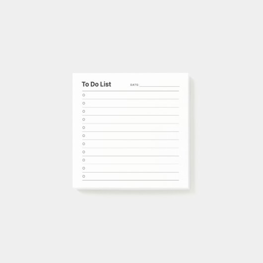 リスト・ノートを実行するには ポストイット (正面)