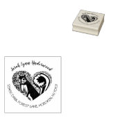 リスハート差出人住所スタンプ ラバースタンプ (押印)