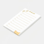 リスパーソナライズされたトと猫足を行うには ポストイット (アングル)