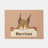 リスパーソナライズされたルの看板 ドアマット (正面)