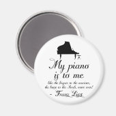 リスピアノミュージッククラシカル引用文 マグネット (正面/裏面)