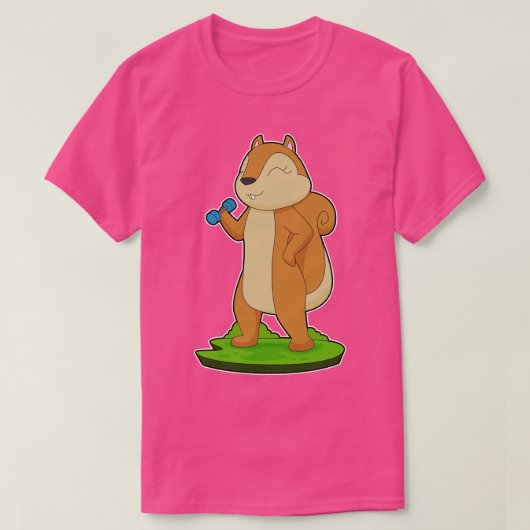 リスフィットネスダンベル Tシャツ (デザイン正面)