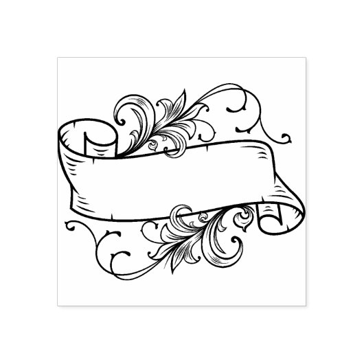 リスフラワーアールデコヴィンテージリボンスクラップブック作り ラバースタンプ (インプリント)