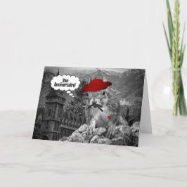 リスフランスのルアーティスト誕生日 カード