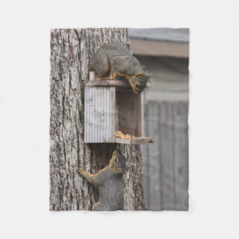 リスフリースブランケット フリースブランケット