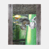 リスブランケット、リス愛好家への贈り物 フリースブランケット (正面)