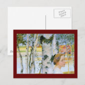 リスベアットザ樺の木ツリー ポストカード (正面/裏面)