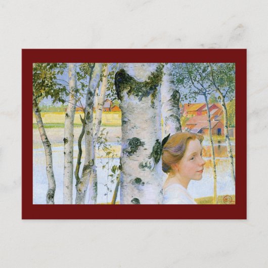 リスベアットザ樺の木ツリー ポストカード (正面)