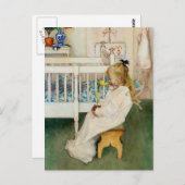 リスベスと黄色のチューリップ ポストカード (正面/裏面)