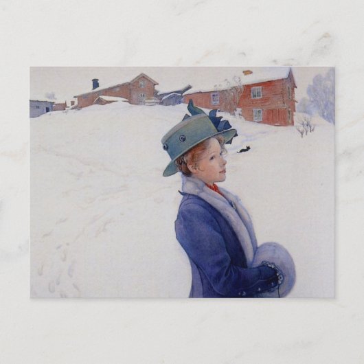 リスベスの新帽子 ポストカード (正面)