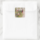 リスベスの花の庭 スクエアシール (バッグ)