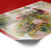 リスベスの花の庭 フォトプリント (角)