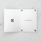 リスベビークリスマスグリーティングカード カード (内部)