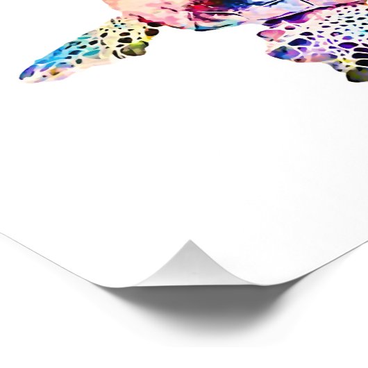 リスペクトザローカルズシーカメ絞り染めビーチ引用文 フォトプリント            (角)