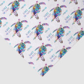 リスペクトザローカルズシーカメ絞り染めビーチ引用文 薄葉紙 (詳細)